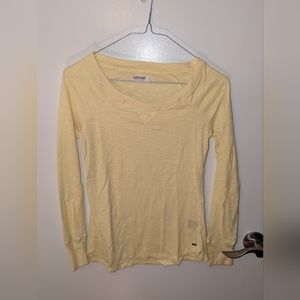 Women's Medium Light Yellow Shirt